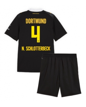 Borussia Dortmund Nico Schlotterbeck #4 Maglia Gara Trasferta Repliche 2026-27 Bambino Maniche Corte